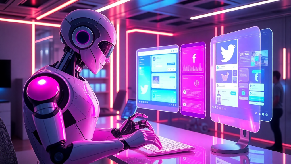 AI social media content creator