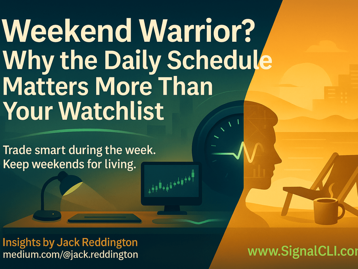 Weekend Warrior? Why the Daily Schedule Matters More Than Your&nbsp;Watchlist